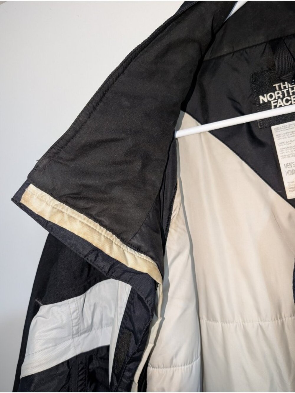 The North Face Men's XL Black White Insulated Ski Snow Jacket Coat - Picture 8 of 8